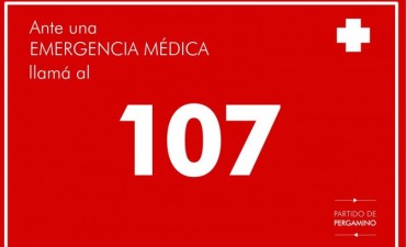 Salud: 107, el número de las emergencias médicas