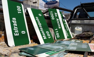 Continúan las tareas de demarcación y señalización de calles