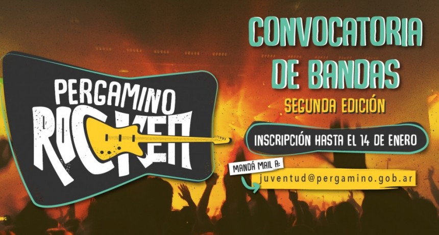 Convocan a bandas de rock