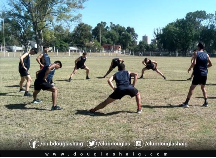 Douglas comenzó a trabajar fuerte en la pretemporada