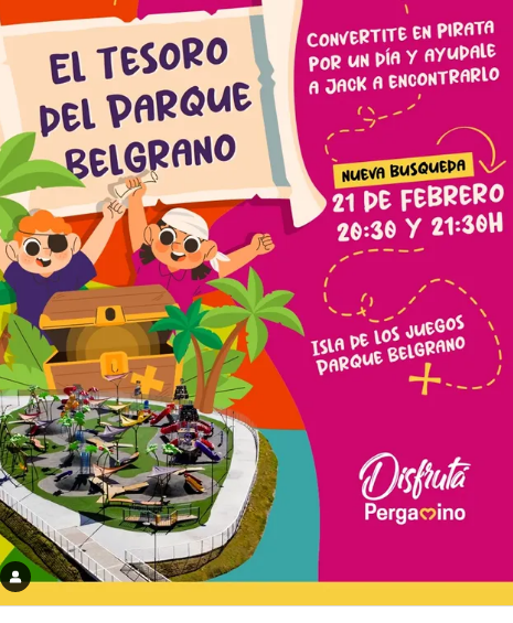 El Tesoro del Parque Belgrano: Espectáculo infantil en la Isla de Juegos