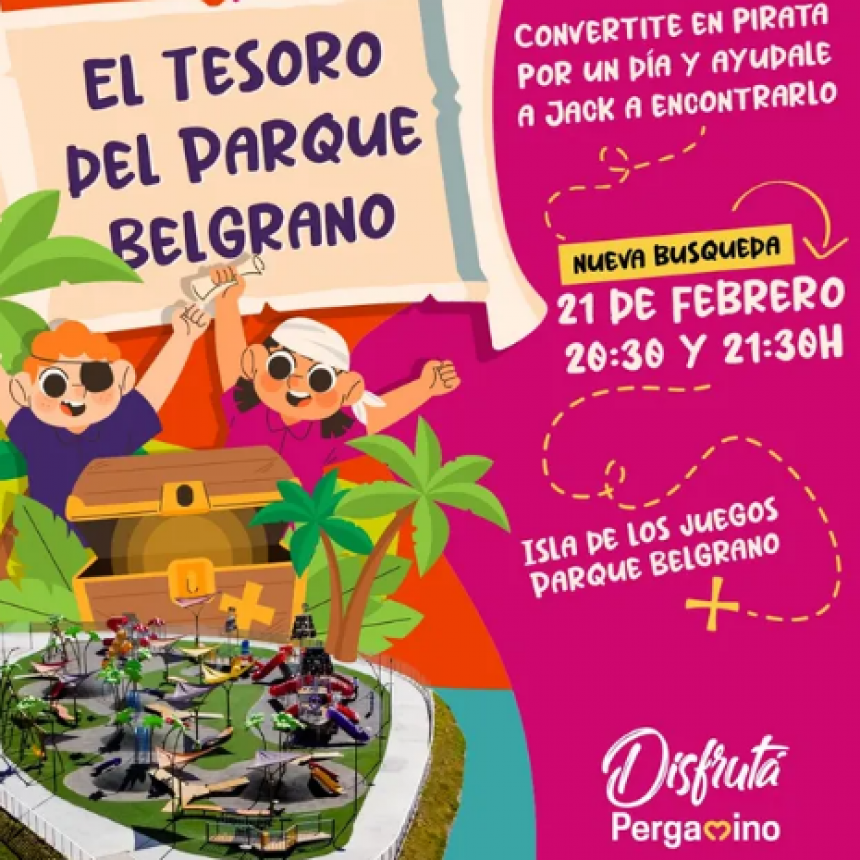 El Tesoro del Parque Belgrano: Espectáculo infantil en la Isla de Juegos