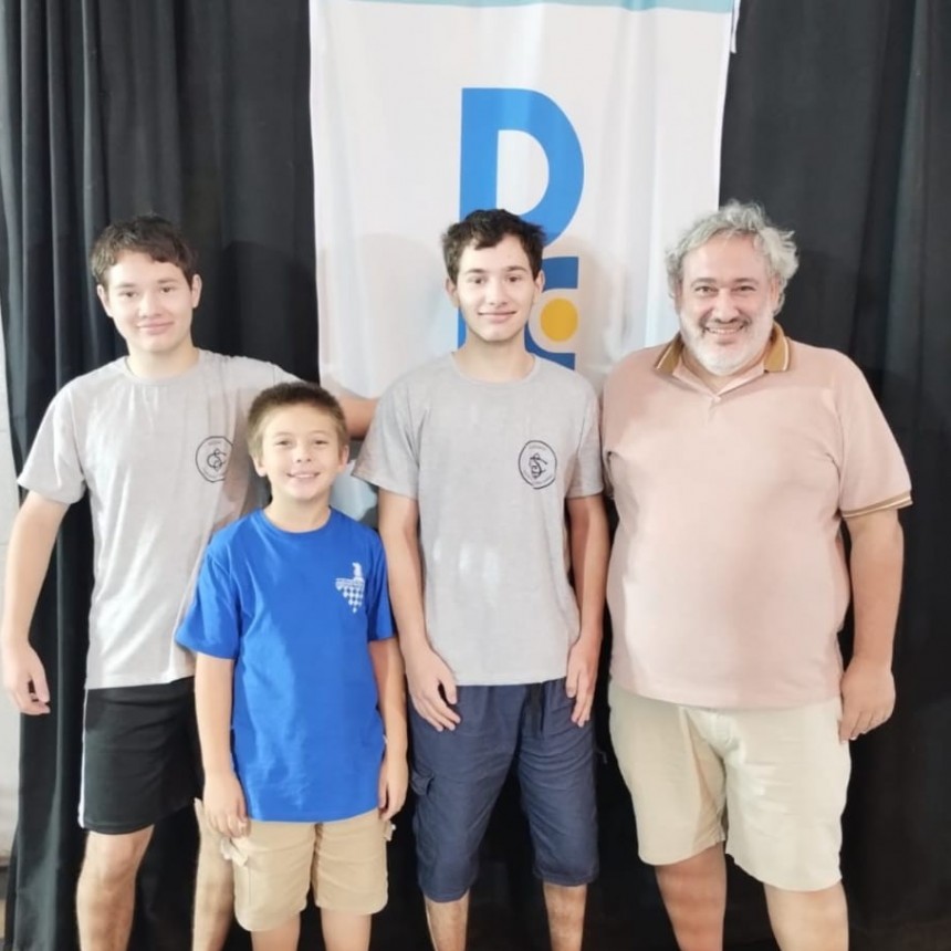 Destacada participación pergaminense en el V Pérez Chess Open