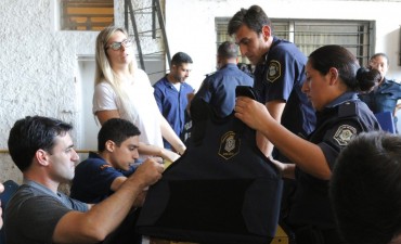 La Policía local equipada con chaleco anti balas