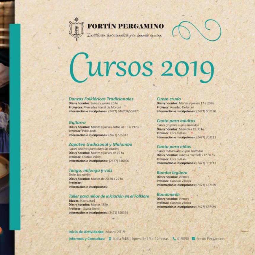 El Fortín Pergamino presenta sus actividades para el ciclo lectivo 2019
