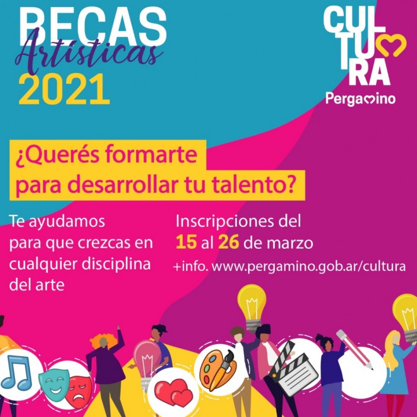  Convocatoria para Becas Artísticas 2021