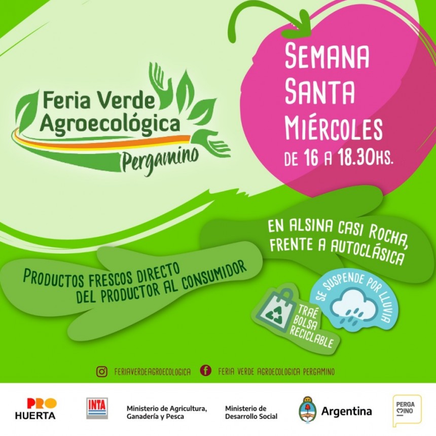 Este miércoles habrá Feria Verde