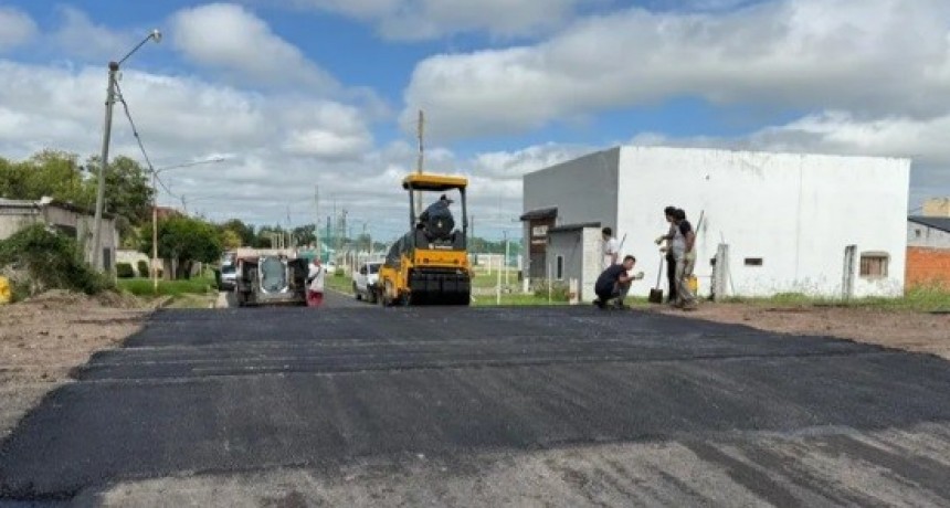  La Municipalidad de Pergamino avanza con la pavimentación de las calles