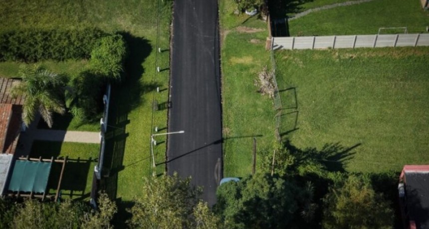 Obra para el barrio Aeroclub: se complet&oacute; la pavimentaci&oacute;n de El Ruise&ntilde;or