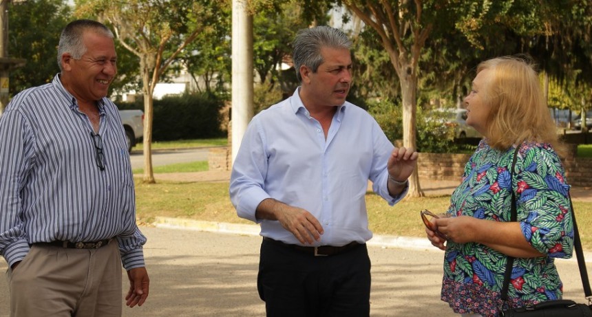 El Intendente recorrió Guerrico y observó el avance de varias obras