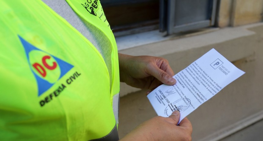 Continúa el censo de personas con discapacidad en edificios pergaminenses