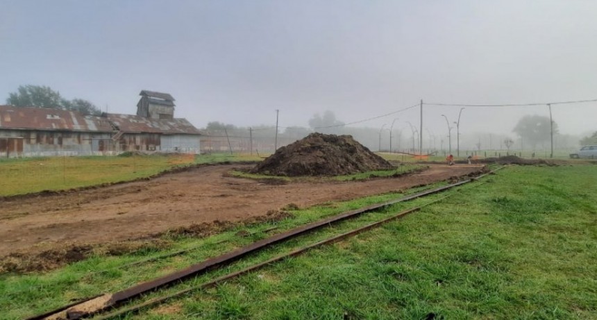 El Espacio Deportivo y Recreativo de Parque Belgrano ya empieza a tener su forma