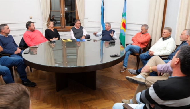 El Intendente se reunió con los 12 delegados del Partido de 