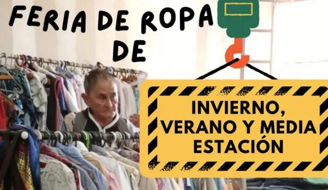 Este sábado habrá una feria de ropa en Cáritas La Merced