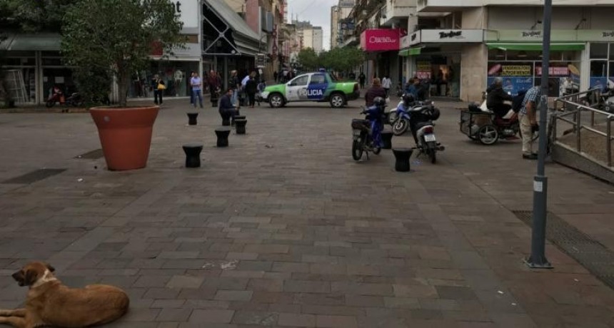 Robaron a una financiera en pleno centro