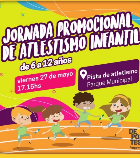 Este viernes habrá una jornada de atletismo infantil