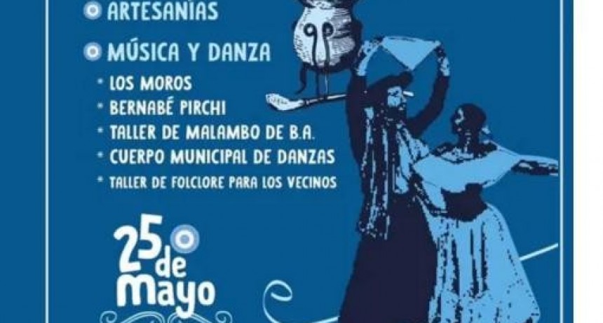 El 25 de mayo habrá un Mercado Patrio en el Parque Belgrano