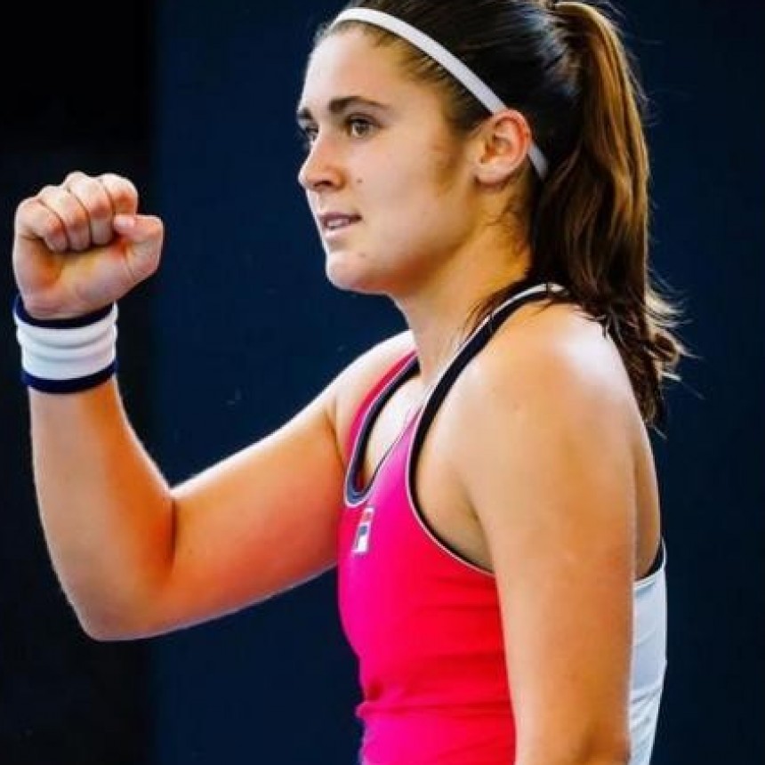 Julia Riera ganó su primer partido camino a la clasificación de Roland Garros