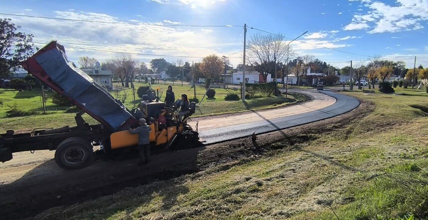 Obras de pavimentaci&oacute;n en Fontezuela