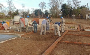 Se iniciaron las obras del CAPS Jorge Newbery