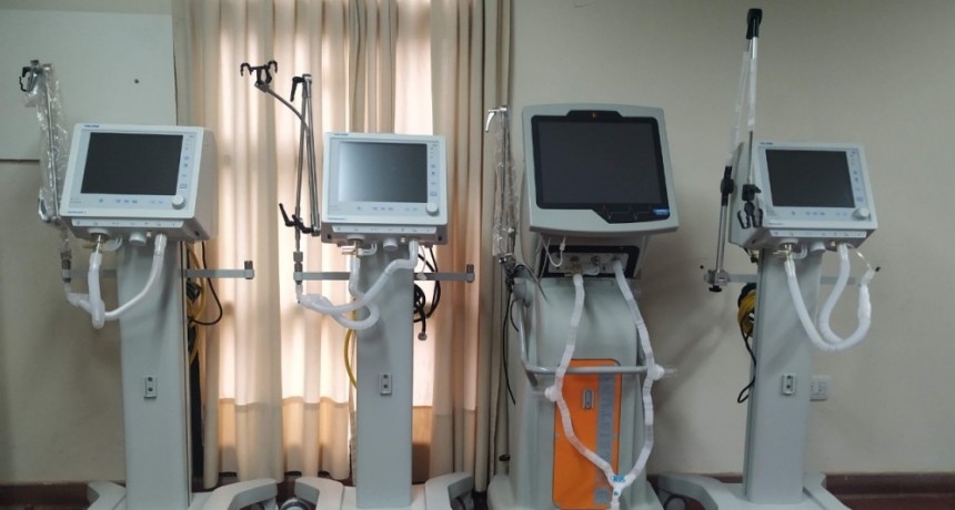 Nueva entrega de respiradores al  Hospital San José 