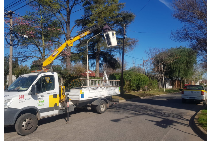 Más luces LED para el Barrio Atahualpa Yupanqui
