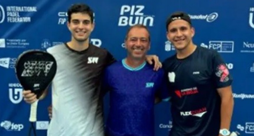Juan Ignacio De Pascual campeón del FIP Rise Tenerife junto a Matías Del Moral