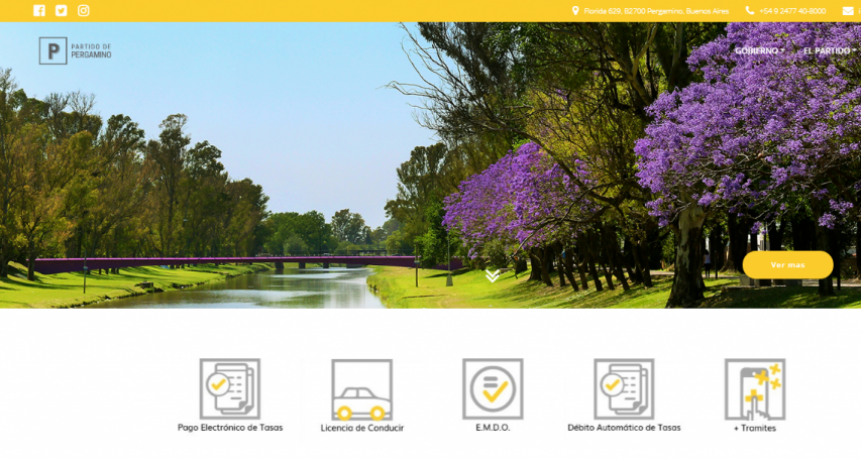 Pergamino cuenta con una renovada página web municipal