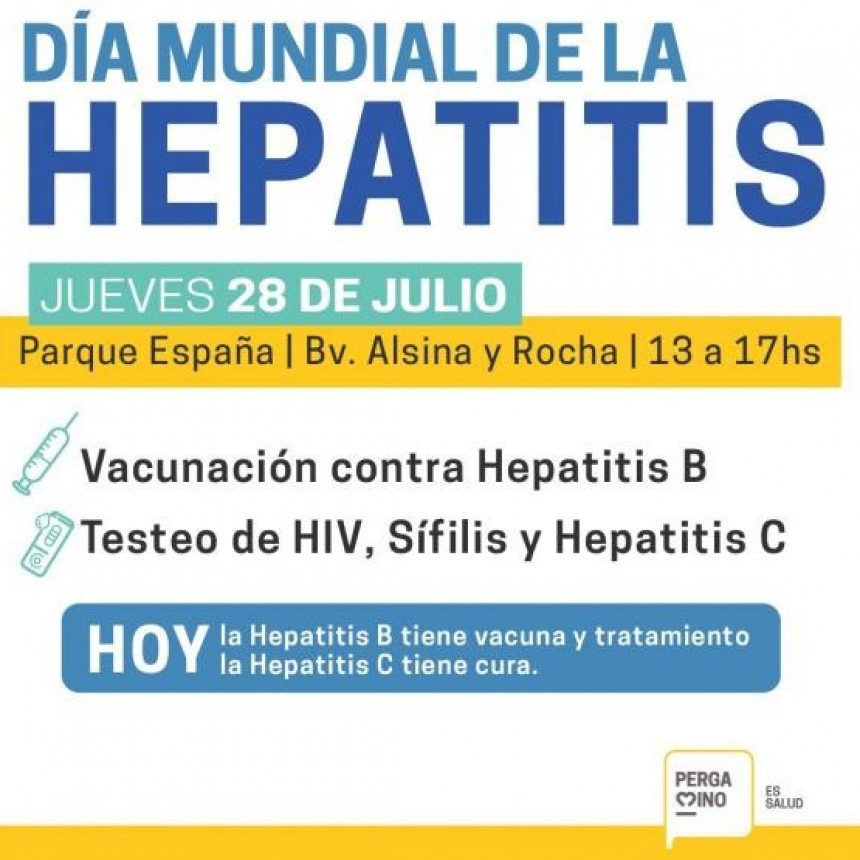 Vacunarán contra la Hepatitis en Parque España