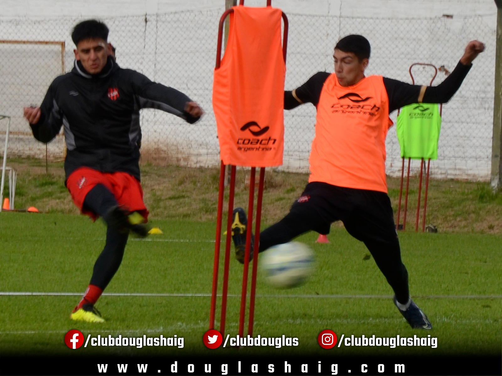 Douglas sigue entrenando pensando en el próximo compromiso