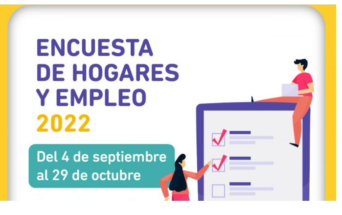El 4 de septiembre comienza la Encuesta de Hogares y Empleo 