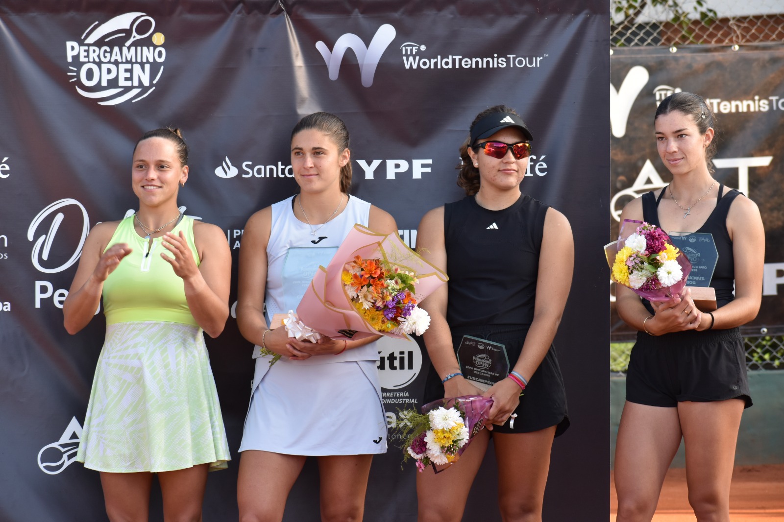 Julia Riera y Martina Capurro ganaron el Pergamino Open