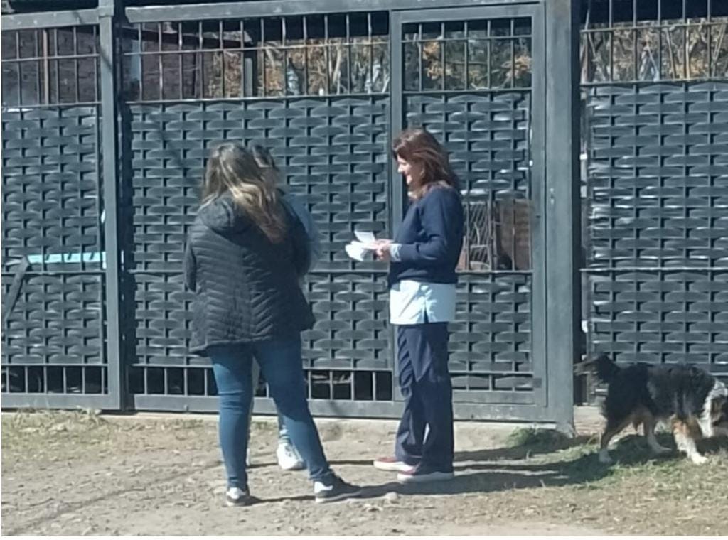 Relevamiento sanitario en el Barrio Jorge Newbery