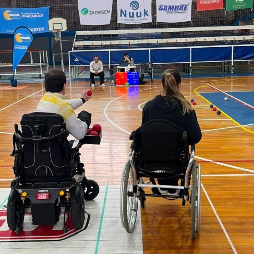 Boccia: Pergamino particip&oacute; de una nueva fecha de la Liga del Oeste