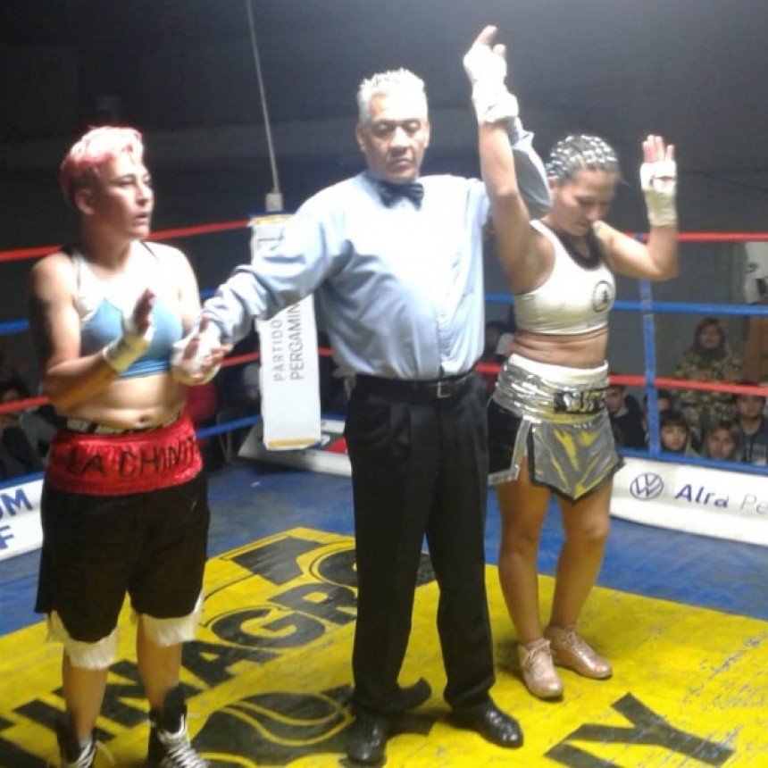 Anahí Sánchez ganó por nocaut en su vuelta al boxeo