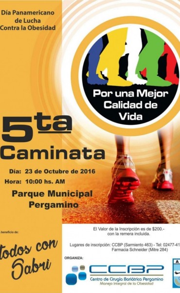 Correcaminata en Pergamino