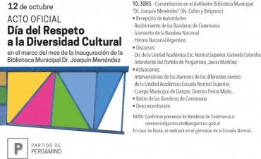 Acto Oficial por el Día del Respeto a la Diversidad Cultural 