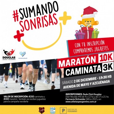 Nueva maratón solidaria de Sumando Sonrisas