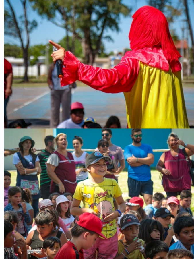 Los chicos de los CDC celebraron en el Parque Municipal